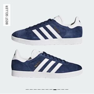 Adidas Gazelle shoes in Collegiate Navy